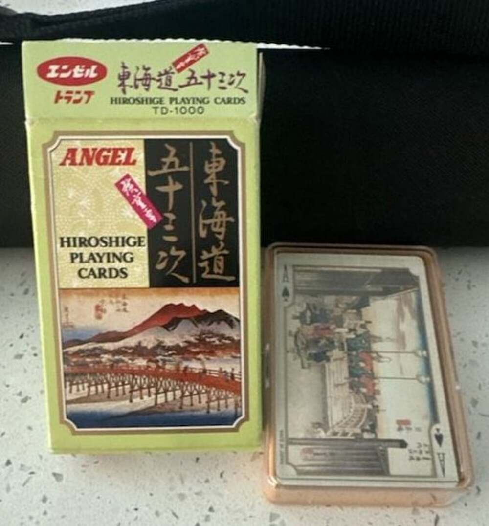 Angel Hiroshige Tokaido 53 Playing Cards TD-1000